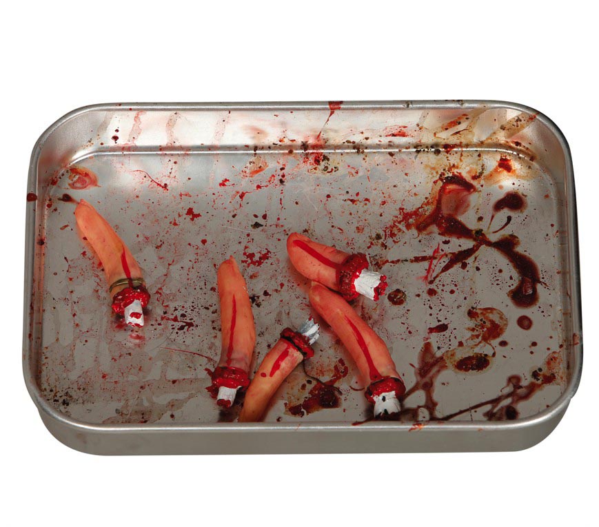 GP19800 – Zombie Horror Halloween Deko Blutige – Farbe: Natural