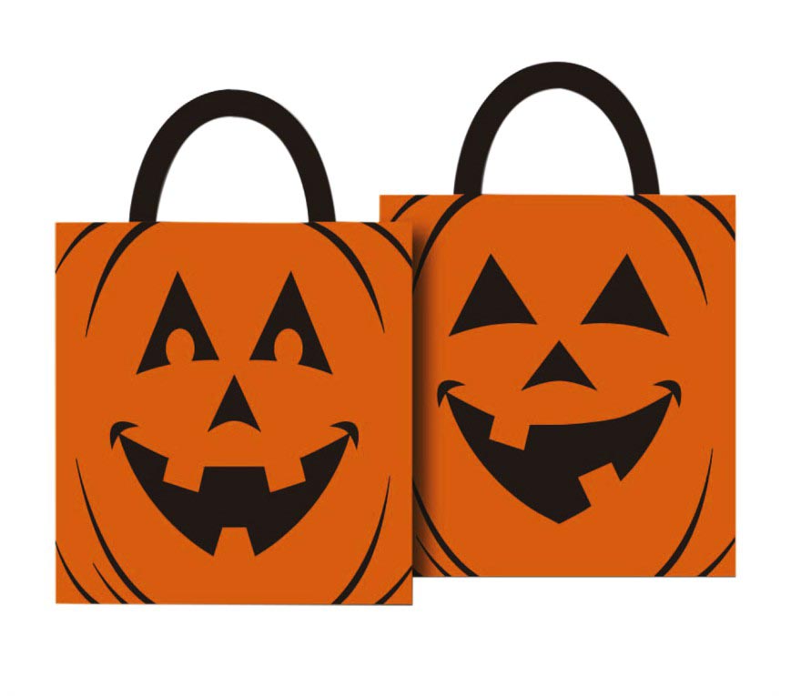 Kürbis Tasche für Kinder 38 x 35 cm Halloween