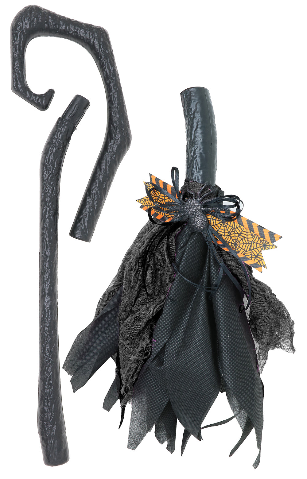 GP19999 – Hexenbesen Halloween Accessoire Mystische – Farbe: Schwarz