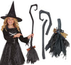 GP19999 – Hexenbesen Halloween Accessoire Mystische – Farbe: Schwarz
