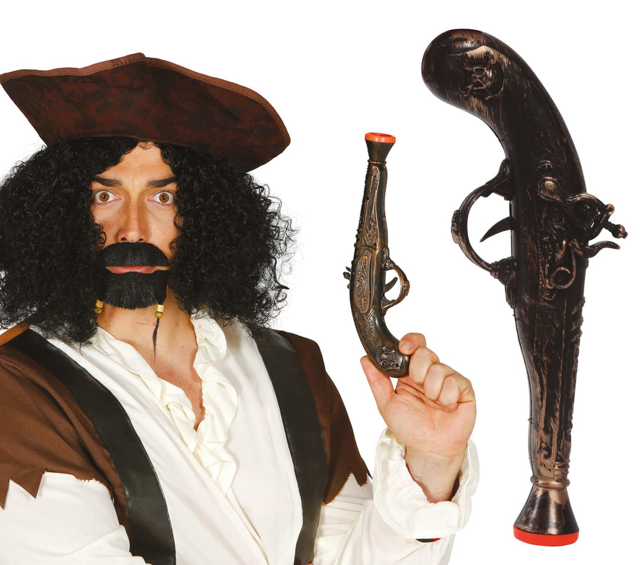 Piratenpistole für Erwachsene 28 cm Steinschloss