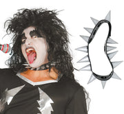 Punk Nieten Halskette für Erwachsene mit Spikes, Bild 1