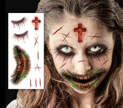 Horror Tattoos für Erwachsene 30 x 13 cm, Bild 11
