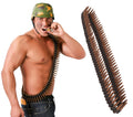 Patronengurt für Erwachsene 140 cm Militär