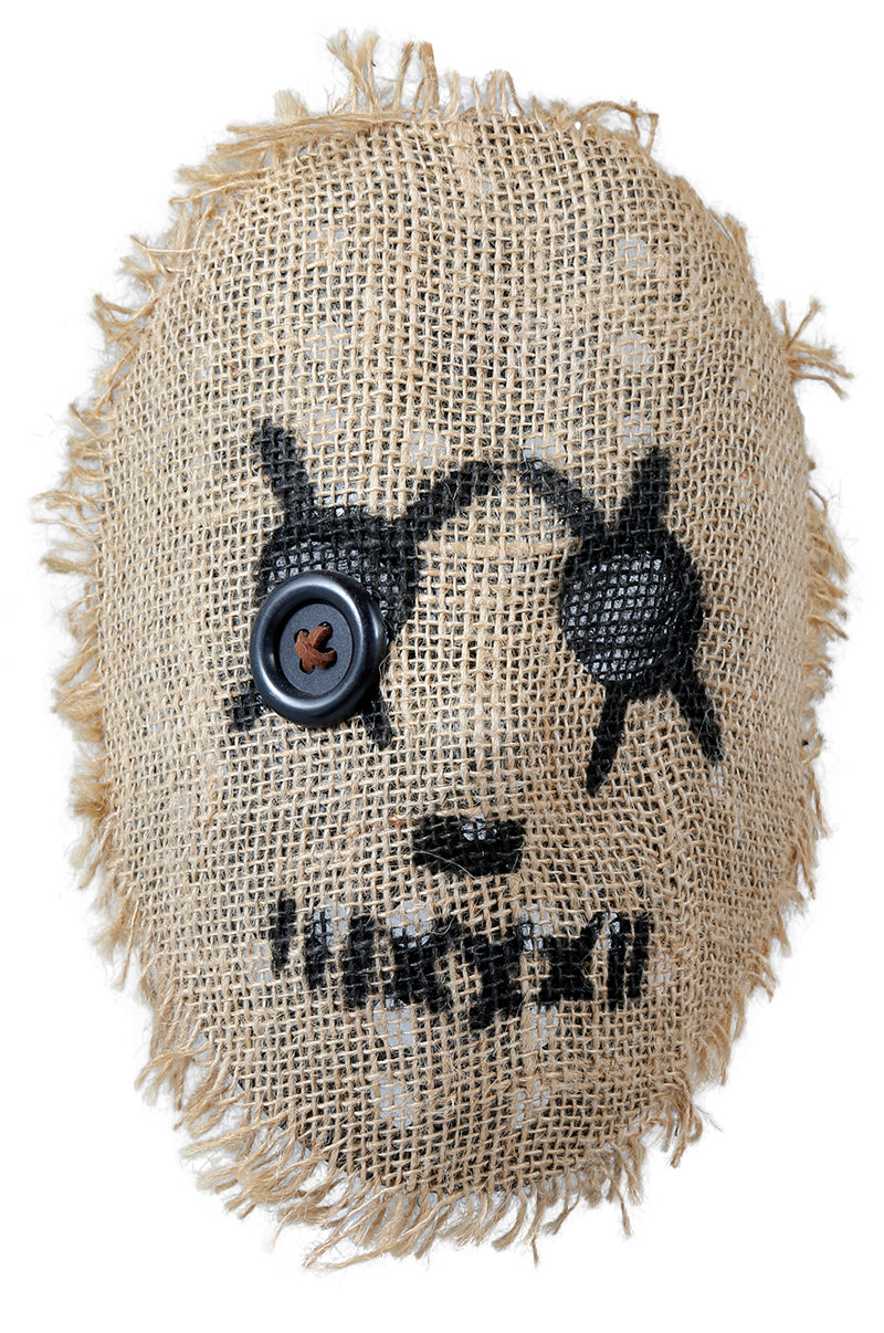 GP20003 – Halloween Horror Stoffpuppe Maske Schaurig – Farbe: Braun, Ansicht 2