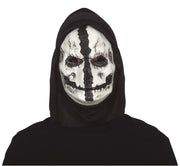 Totenkopf Maske Kapuze Grusel Horror, Bild 1
