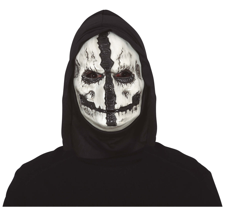 Totenkopf Maske Kapuze Grusel Horror