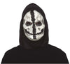 GP20004 – Totenkopf Maske Kapuze Grusel Horror – Farbe: Weiß