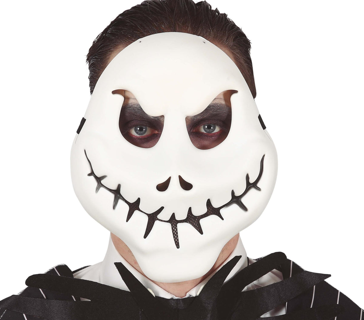 GP20018 – Gespenst Gruselmaske Halloween Spuk – Farbe: Weiß