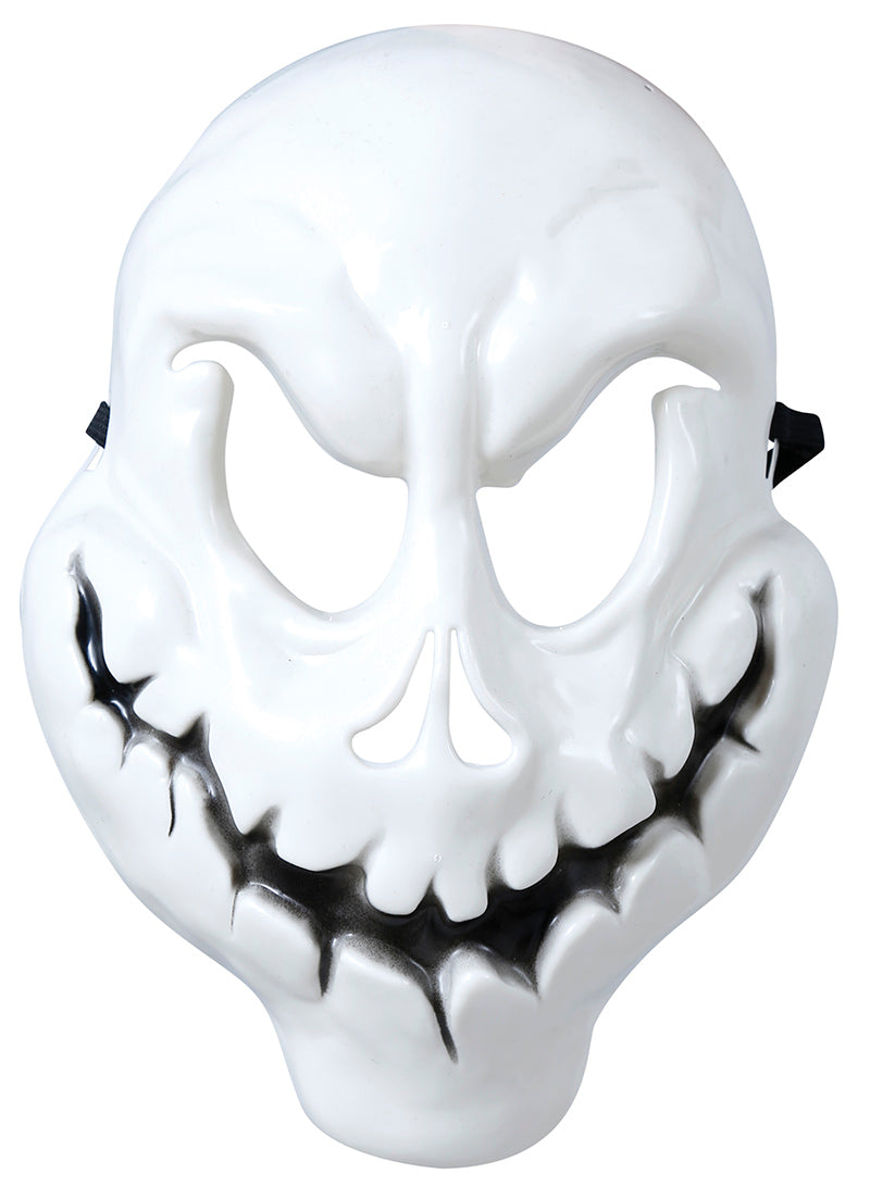 GP20018 – Gespenst Gruselmaske Halloween Spuk – Farbe: Weiß, Ansicht 2