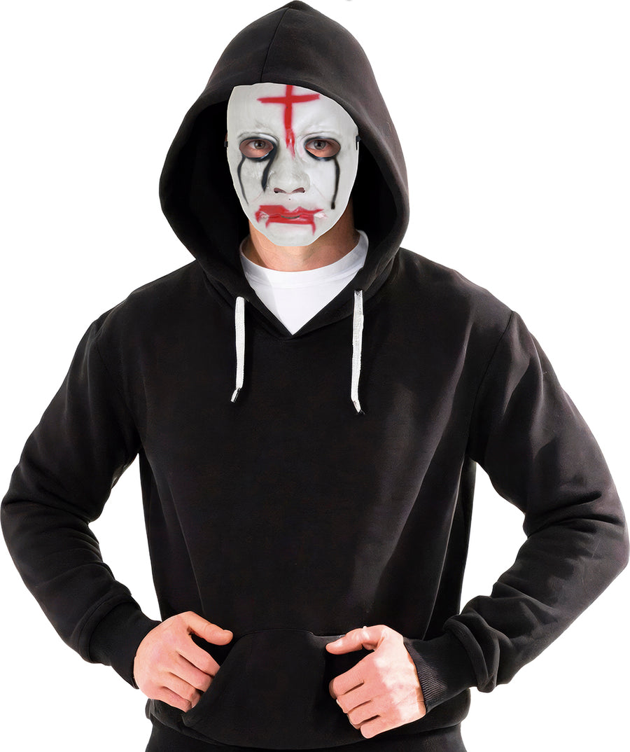 Kreuz Maske für Erwachsene Horror