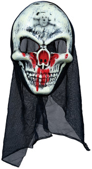 Skelett Gruselmaske Halloween, Bild 3