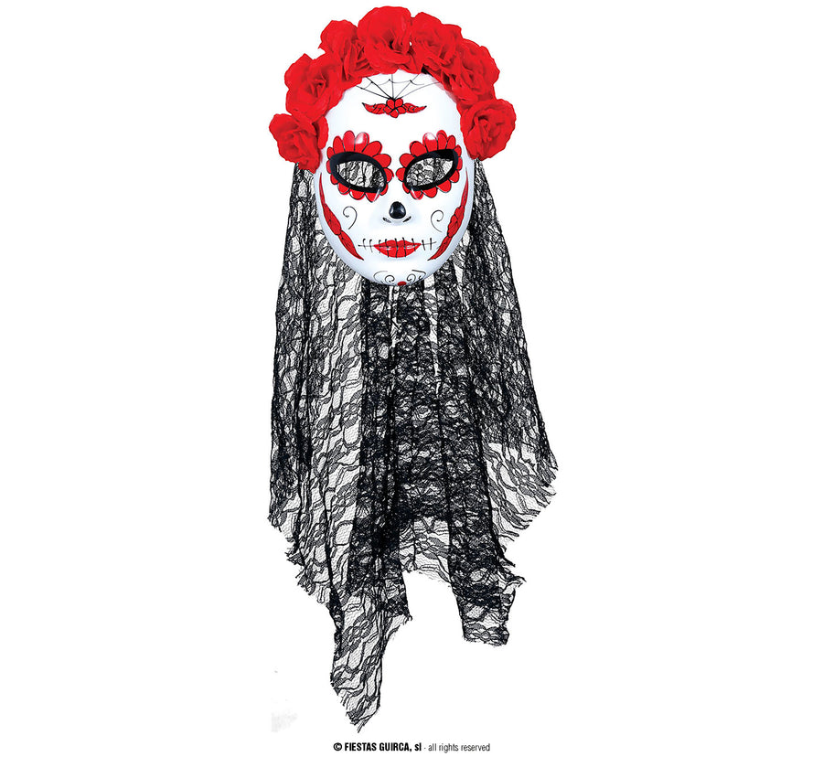 Totenkopfmaske Dia De Los Muertos Catrina