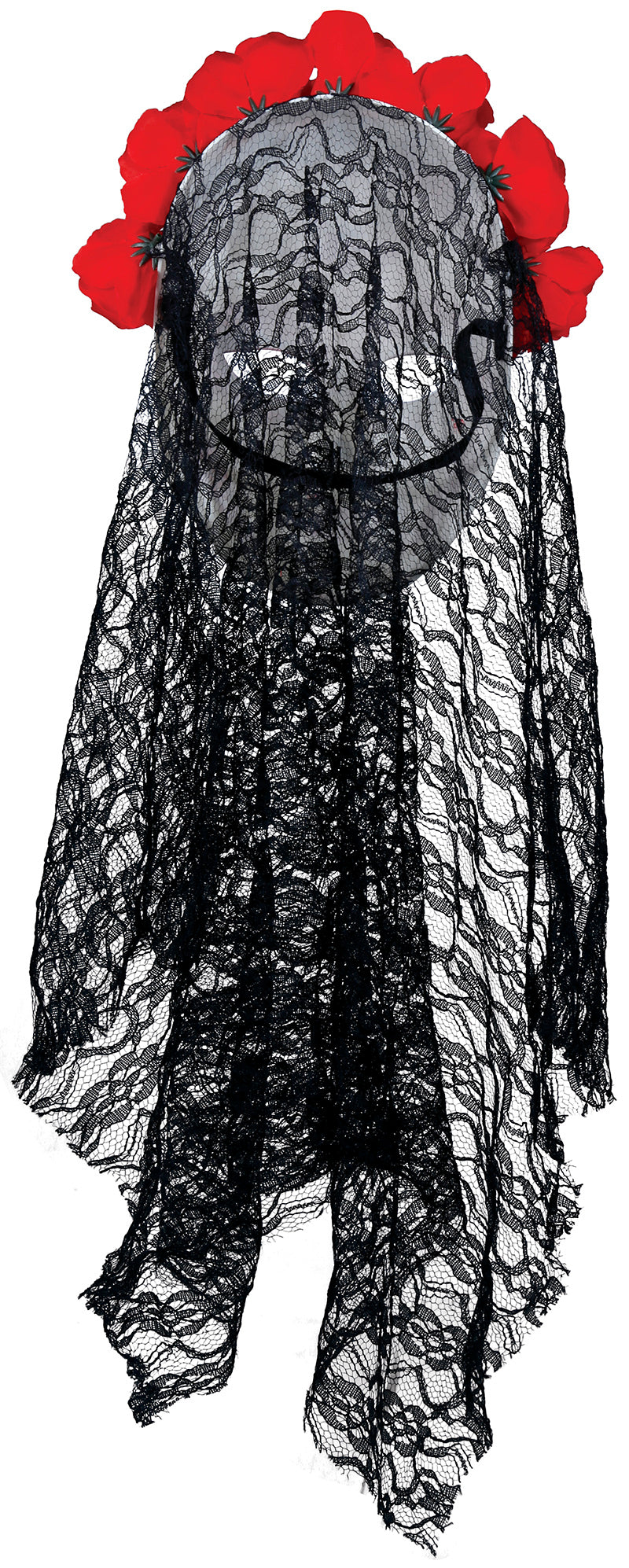 GP20034 – Totenkopfmaske Dia De Los Muertos Catrina – Farbe: Weiß