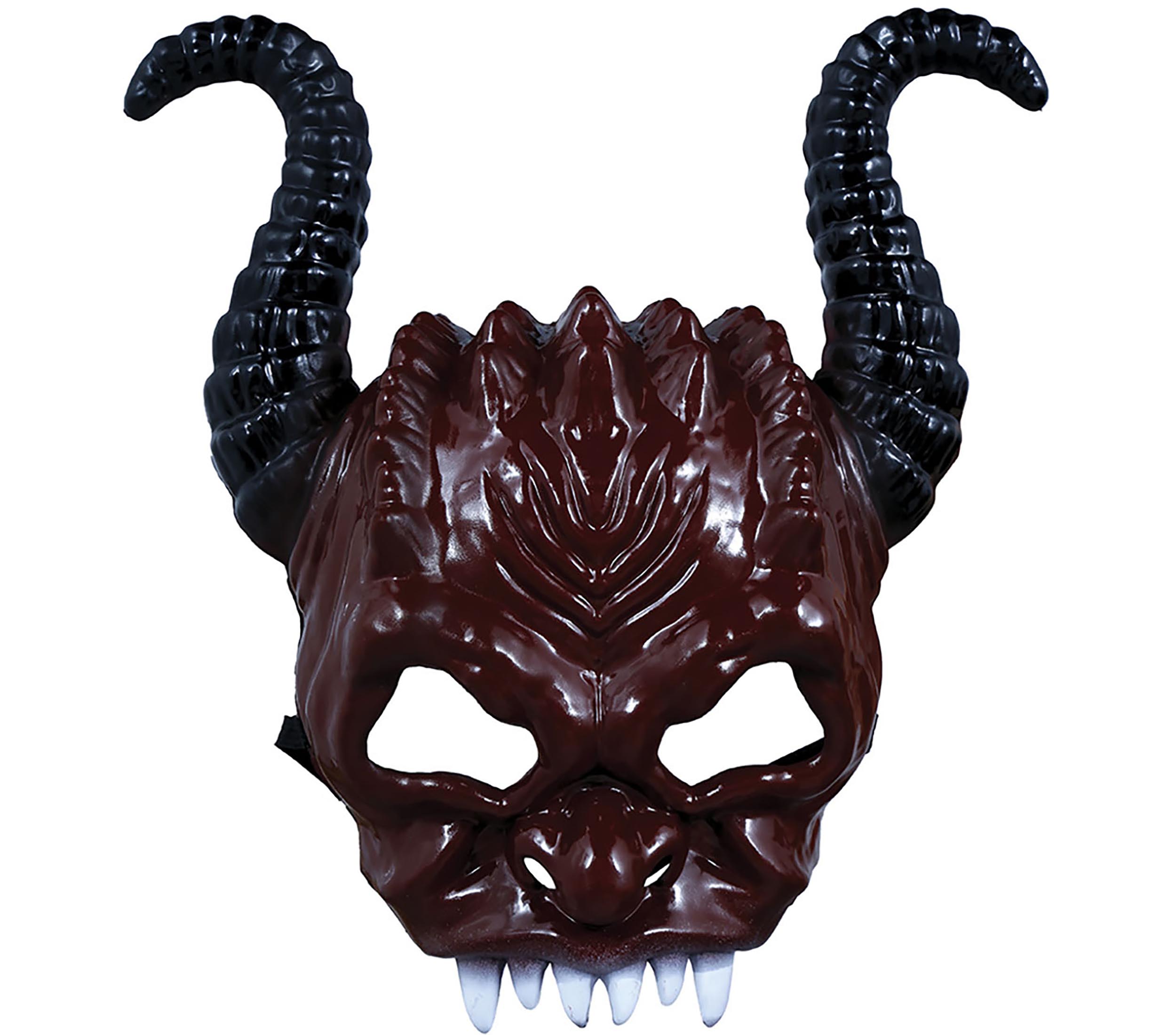 GP20035 – Dämon Maske Horn Furchterregend – Farbe: Braun
