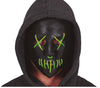 GP20040 – Halloween Maske Dunkler Horror Grusel Party – Farbe: Schwarz