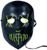 GP20040 – Halloween Maske Dunkler Horror Grusel Party – Farbe: Schwarz
