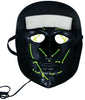 GP20040 – Halloween Maske Dunkler Horror Grusel Party – Farbe: Schwarz