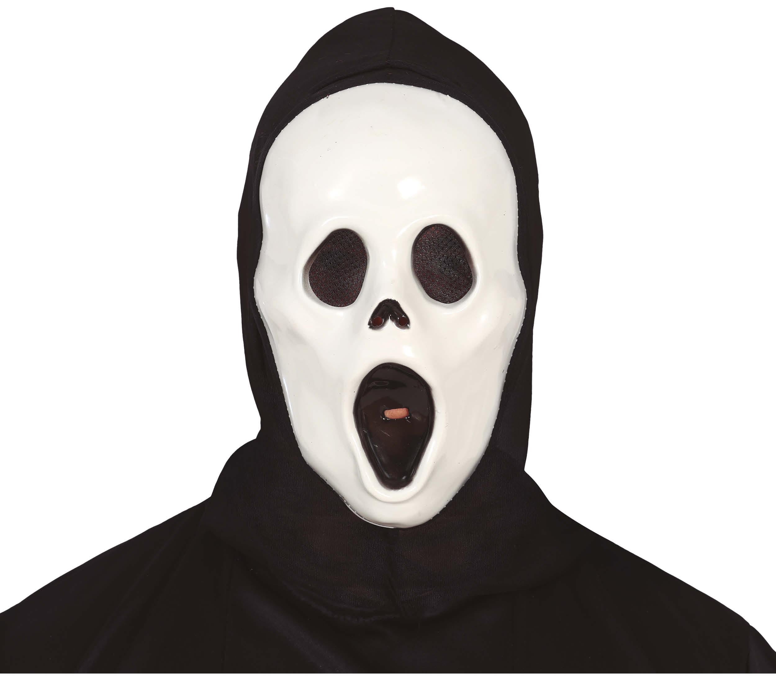 GP20051 – Gespenst Maske Halloween Horror – Farbe: Weiß