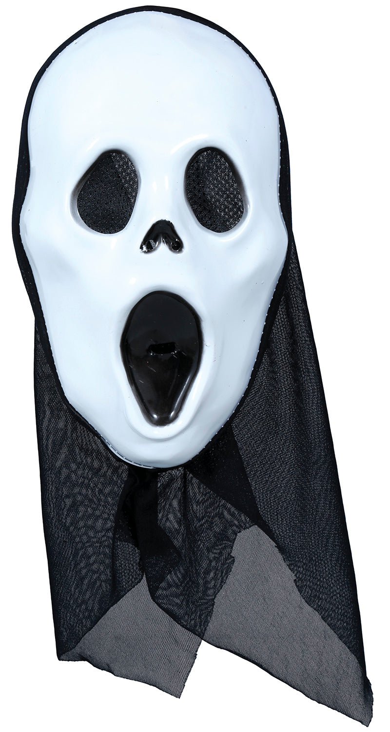 GP20051 – Gespenst Maske Halloween Horror – Farbe: Weiß, Ansicht 2