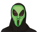 Alien Maske für Erwachsene mit Kapuze