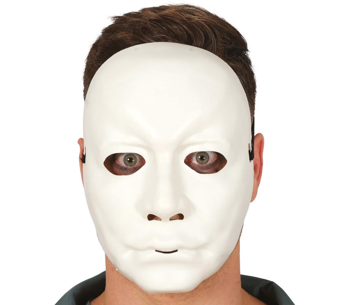 GP20055 – Zombie Halloween Maske Weiß Mysteriöse – Farbe: Weiß