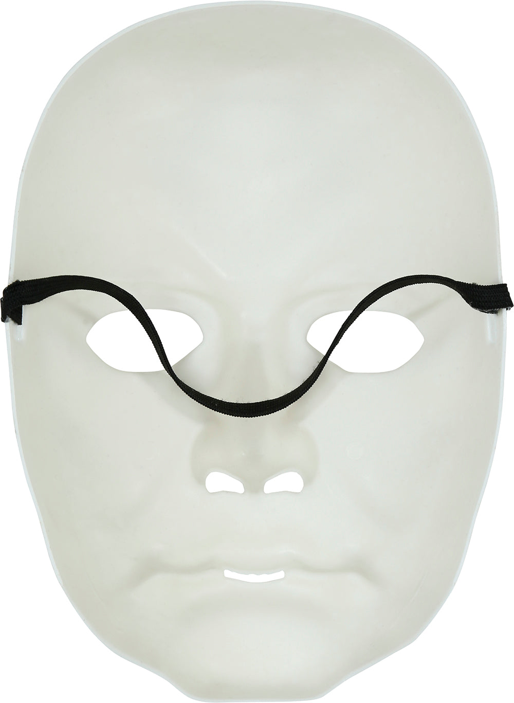 GP20055 – Zombie Halloween Maske Weiß Mysteriöse – Farbe: Weiß
