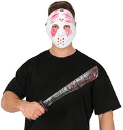 Hockeymaske für Erwachsene mit Machete, Bild 2