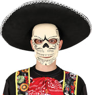 Tag der Toten Maske für Erwachsene Totenkopf, Bild 2
