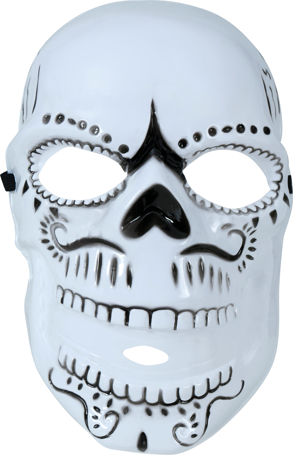 GP20058 – Mexiko Halloween Totenkopf Maske Tag – Farbe: Weiß