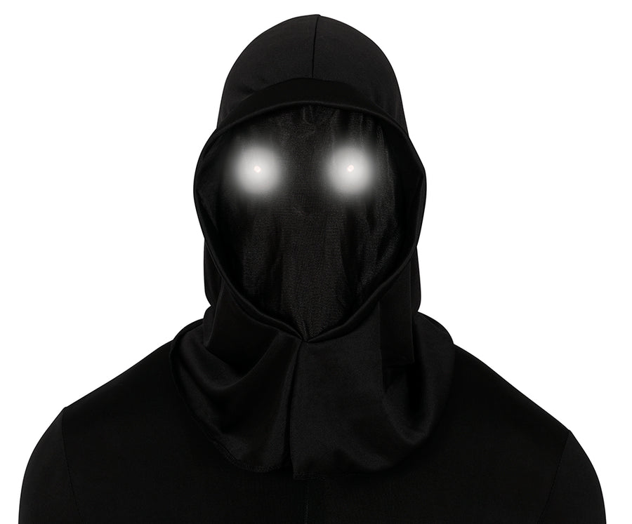 GP20062 – Gespenst Kapuze Halloween Maske – Farbe: Schwarz, Ansicht 2