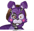 Killer Hase Maske für Kinder lila