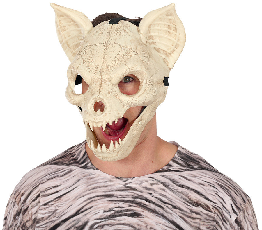GP20073 – Fledermaus Skelett Maske Halloween – Farbe: Beige, Ansicht 2