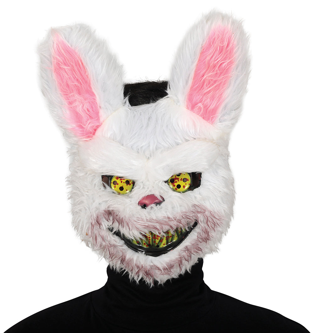 GP20077 – Tierische Halloween Hasenmaske – Farbe: Weiß