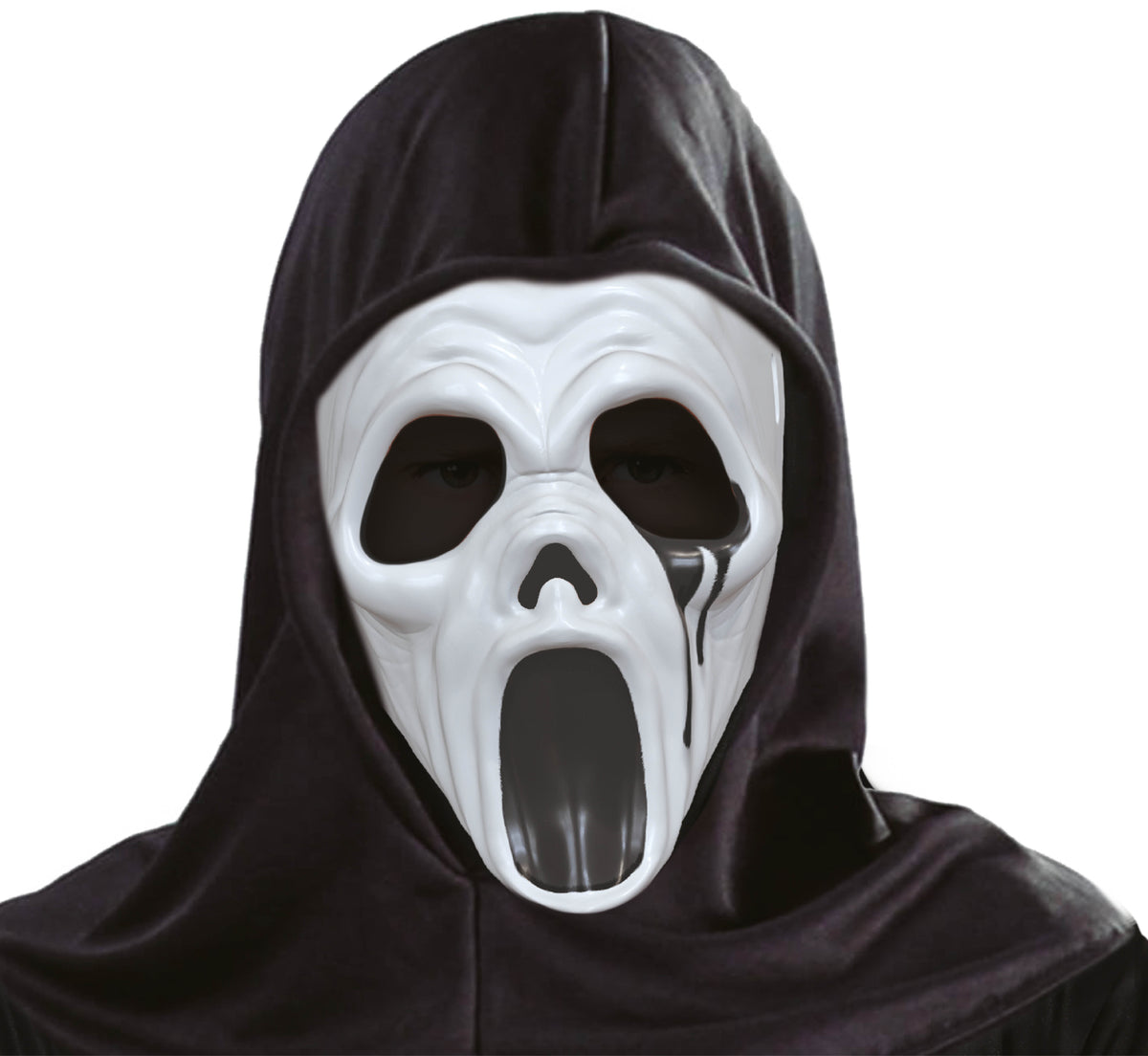 GP20085 – Gespenstische Halloween Maske Schaurige Geister – Farbe: Weiß