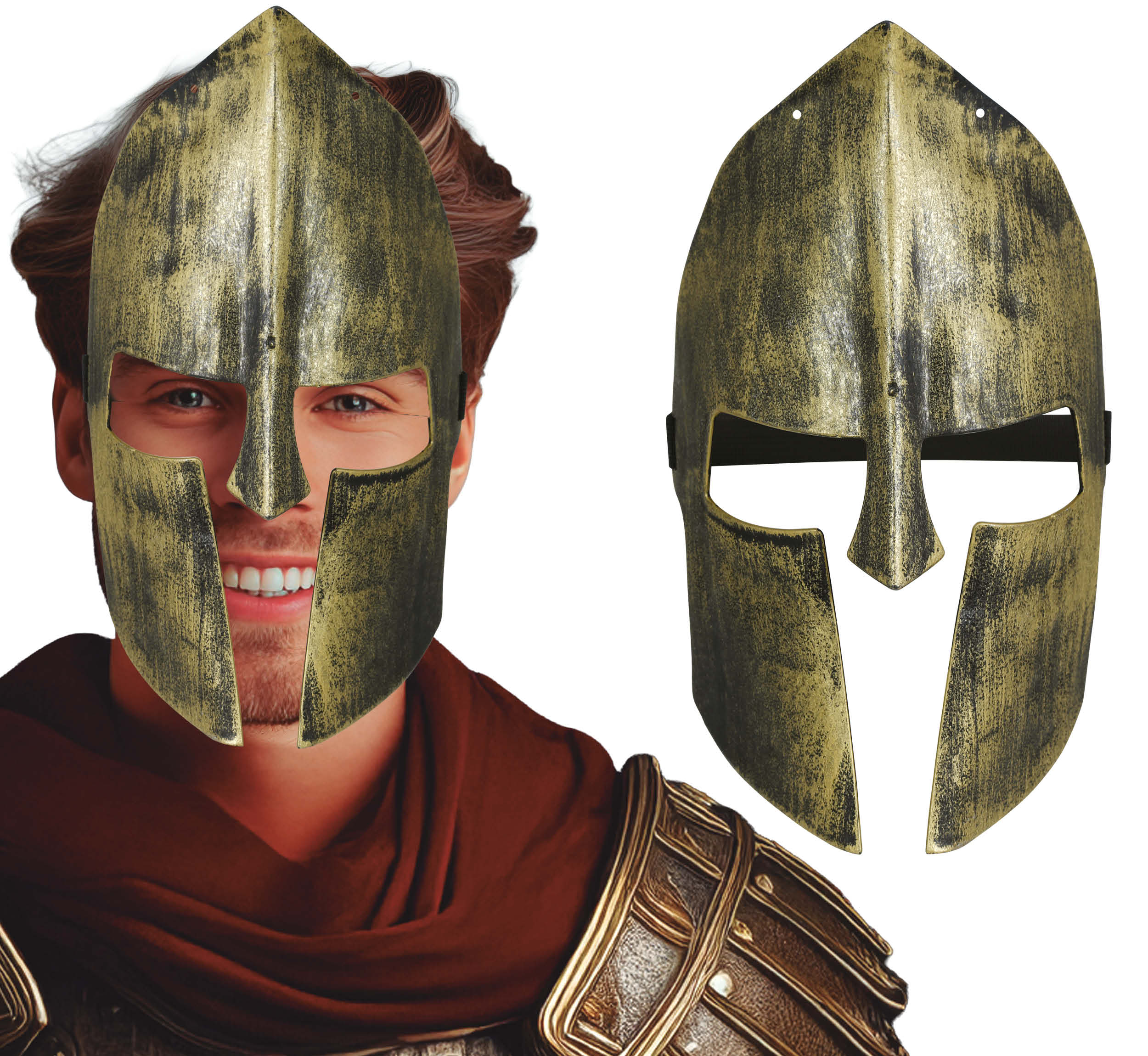 GP20086 – Spartanischer Helm Antike Krieger – Farbe: Gold