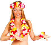 Hawaii Set für Damen mit Blumenkette, Bild 1