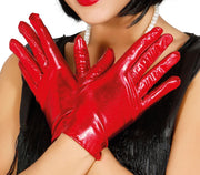 Glanz Handschuhe für Damen 22 cm Lackoptik, Bild 10