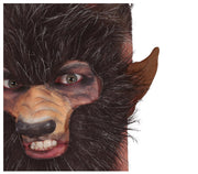 Latex Werwolf Ohren für Erwachsene braun, Bild 1