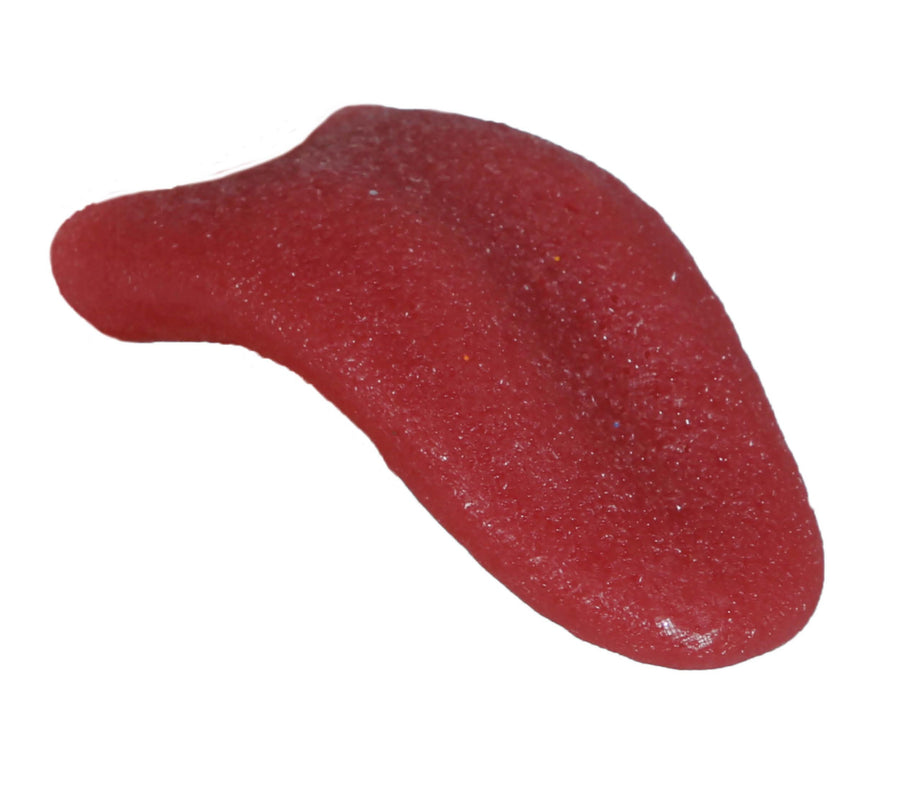 Latex Zunge für Erwachsene 6 cm rot