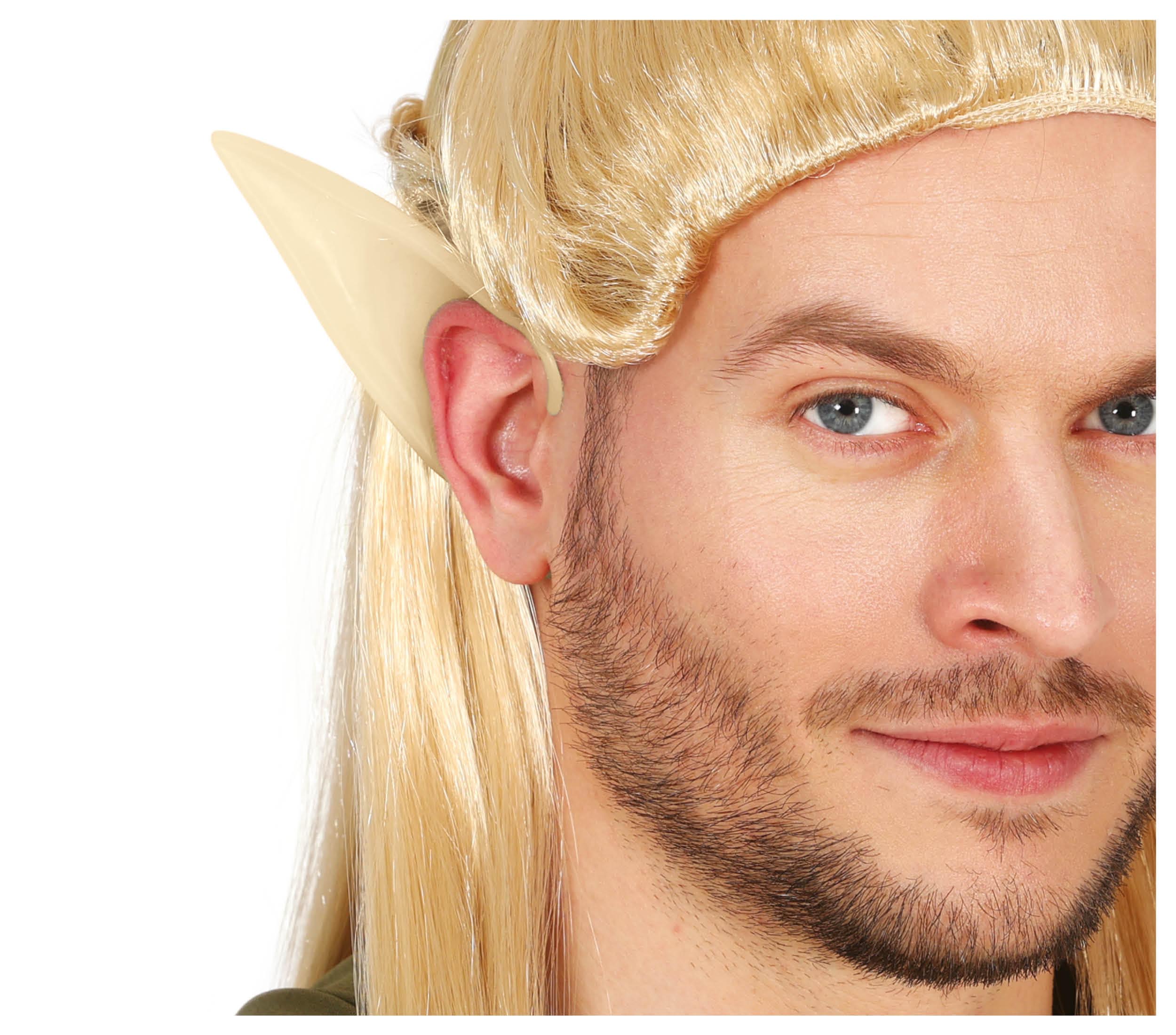 GP20314 – Märchen Elf Ohren Kostümaccessoire – Farbe: Natural