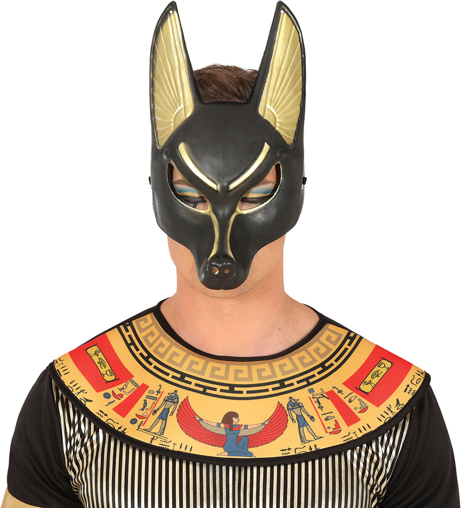GP20317 – Ägypten Anubis Maske Pharao – Farbe: Gold, Ansicht 2