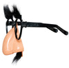 GP20320 – Karneval Humor Augenbrauen Brille Nase – Farbe: Schwarz