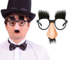 GP20320 – Karneval Humor Augenbrauen Brille Nase – Farbe: Schwarz