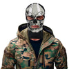 GP20324 – Skelett Maske Karneval Sturmhaube – Farbe: Schwarz