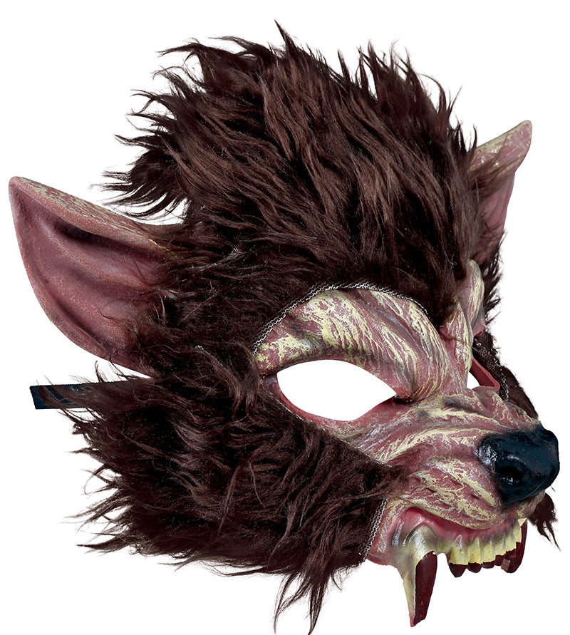 GP20501 – Werwolf Maskerade Halloween Maske – Farbe: Braun