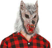 Werwolf Wolfmann Maske Horror Halloween, Bild 1
