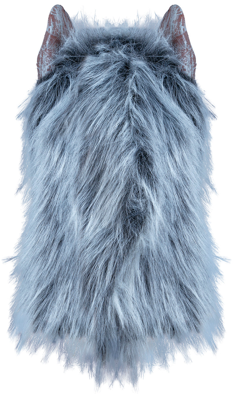 GP20502 – Werwolf Wolfmann Maske Horror Halloween – Farbe: Grau