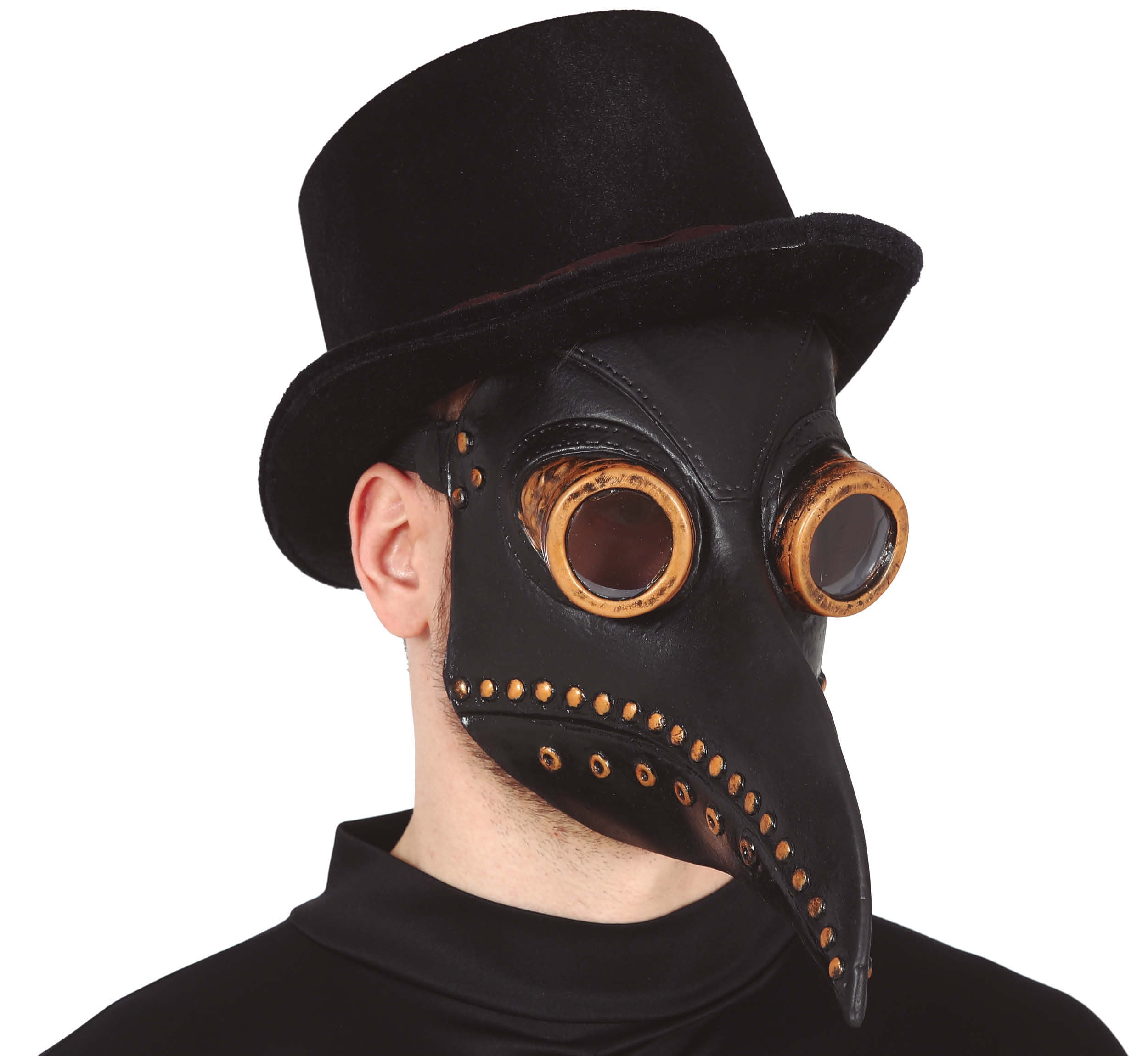 GP20504 – Steampunk Doktor Maske Mittelalter – Farbe: Schwarz