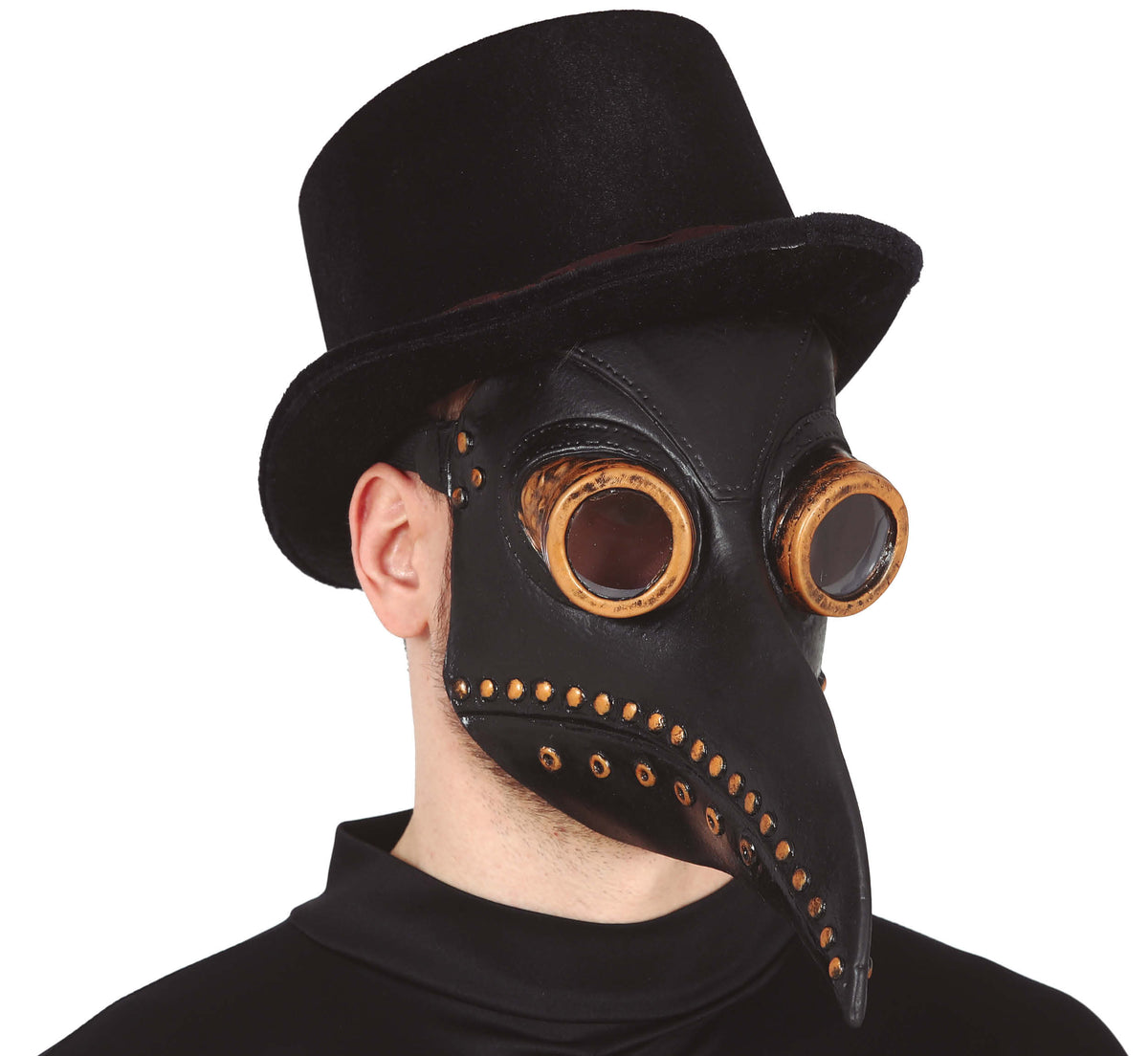 GP20504 – Steampunk Doktor Maske Mittelalter – Farbe: Schwarz